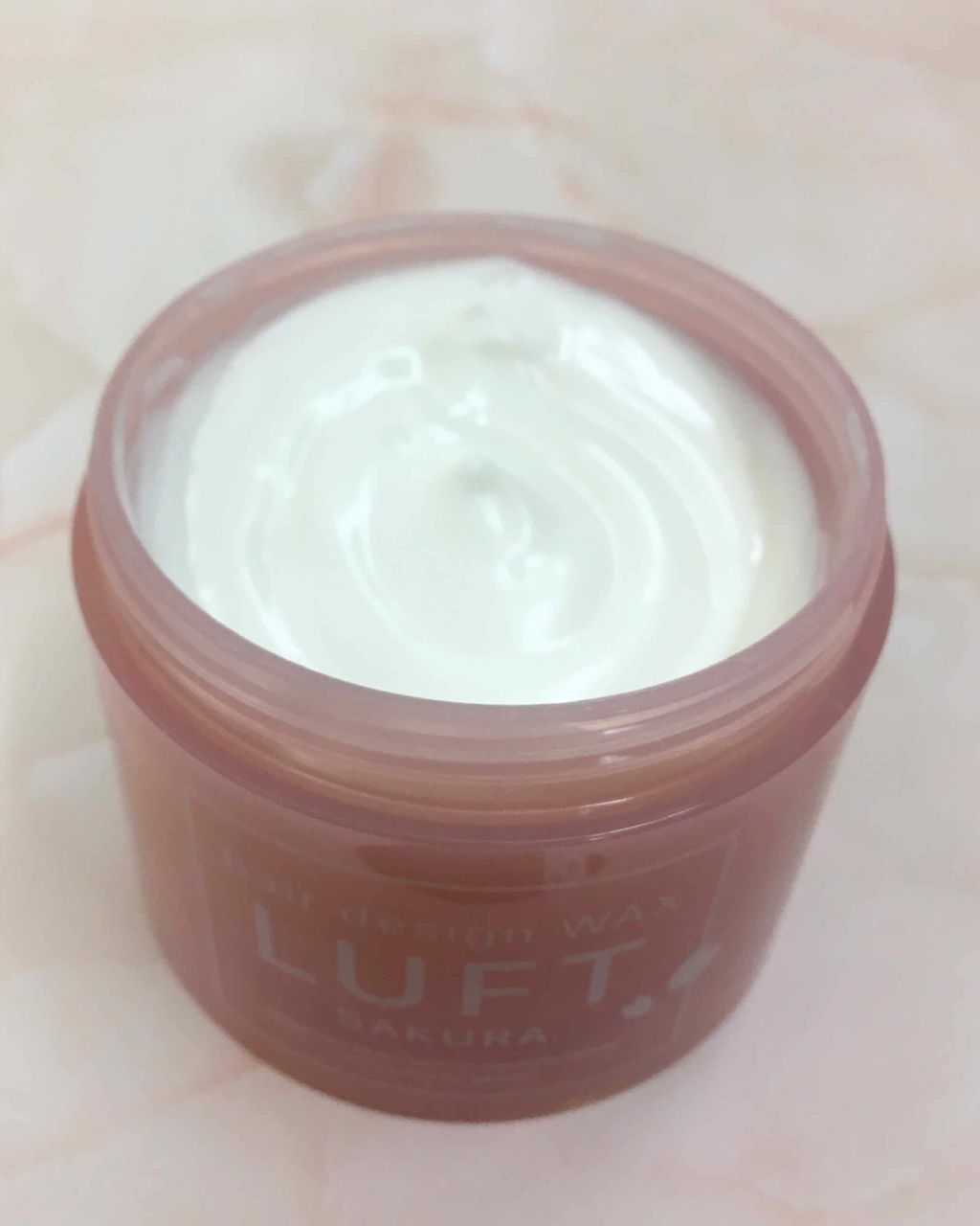 ヘアーデザインワックス M 桜の香り/LUFT/ヘアワックス・クリームを使ったクチコミ（2枚目）