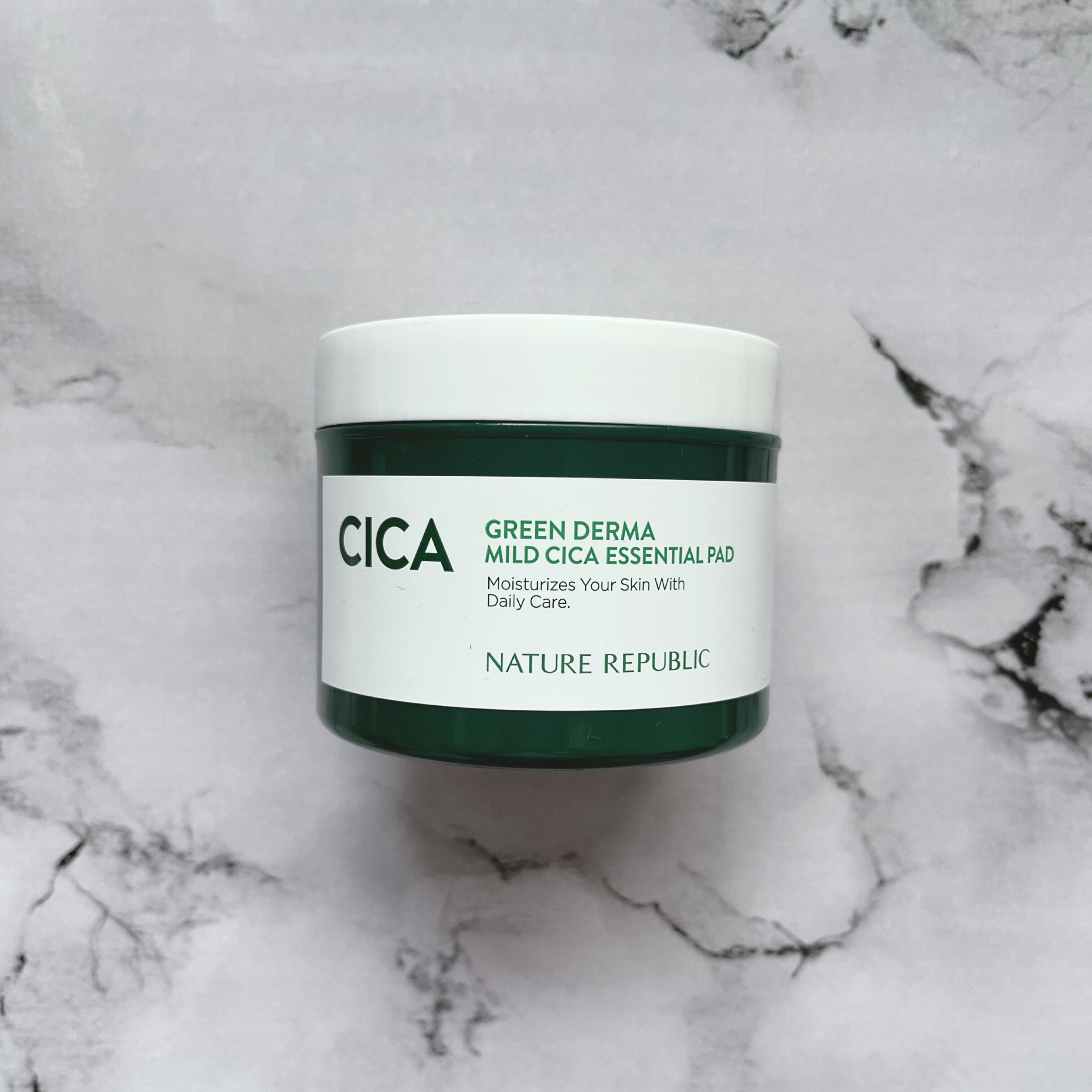 グリーンダーマCICAエッセンシャルパッド/ネイチャーリパブリック/トナーパッドを使ったクチコミ（1枚目）