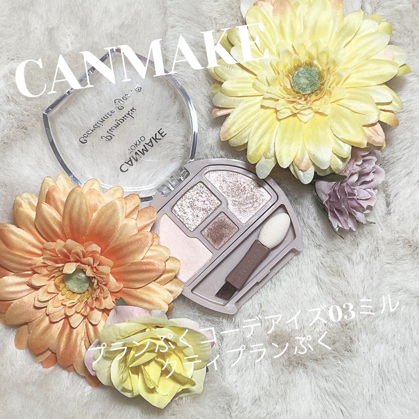 プランぷくコーデアイズ/キャンメイク/パウダーアイシャドウを使ったクチコミ(1枚目)