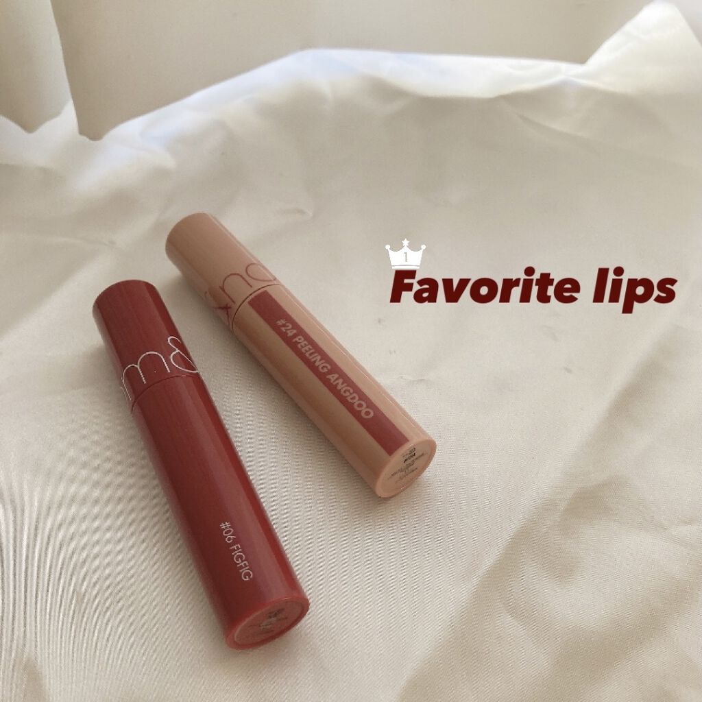 ジューシーラスティングティント/rom&nd/リップティントを使ったクチコミ（1枚目）