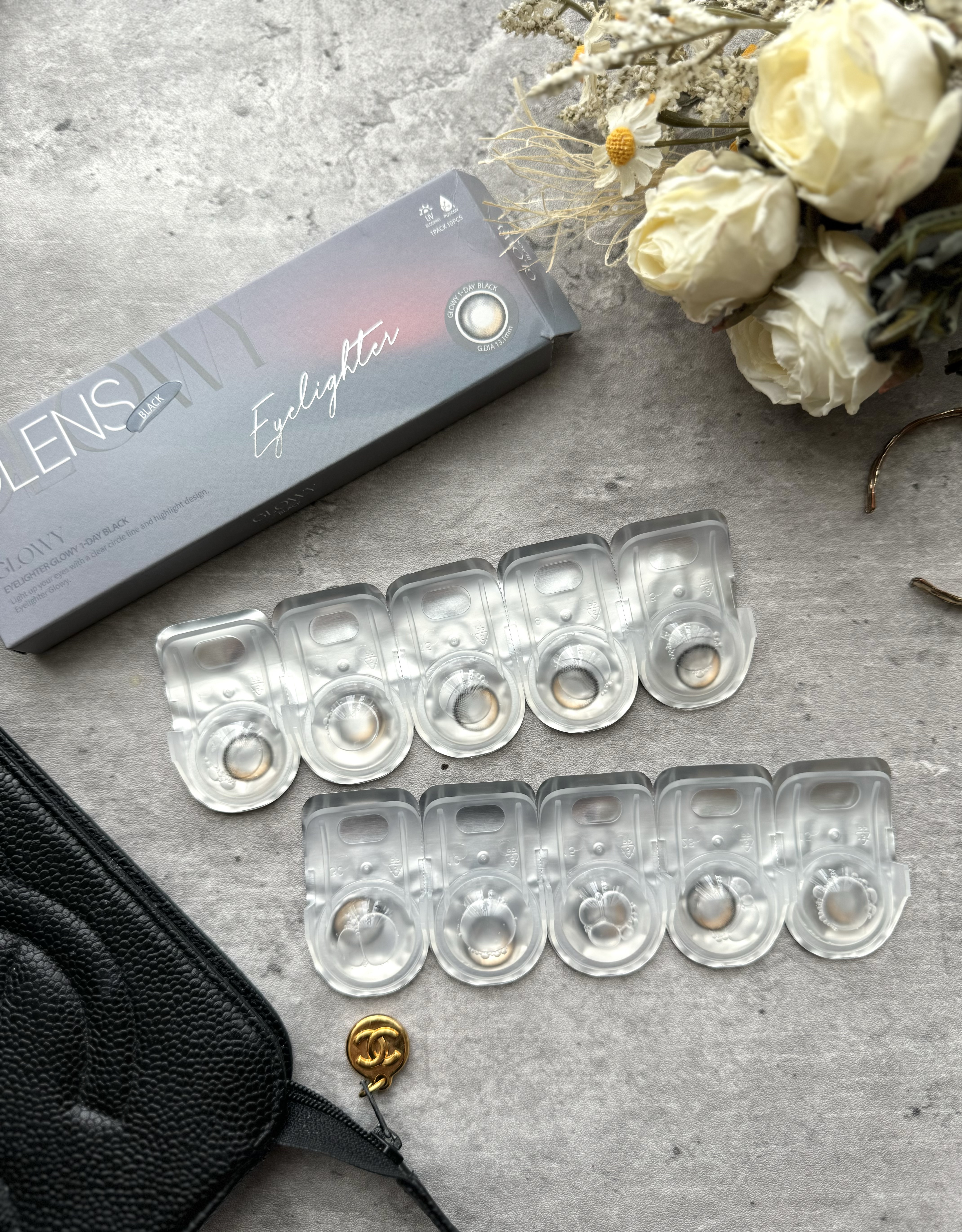 Big Glowy 1day グレー/OLENS/ワンデー（１DAY）カラコンを使ったクチコミ（2枚目）