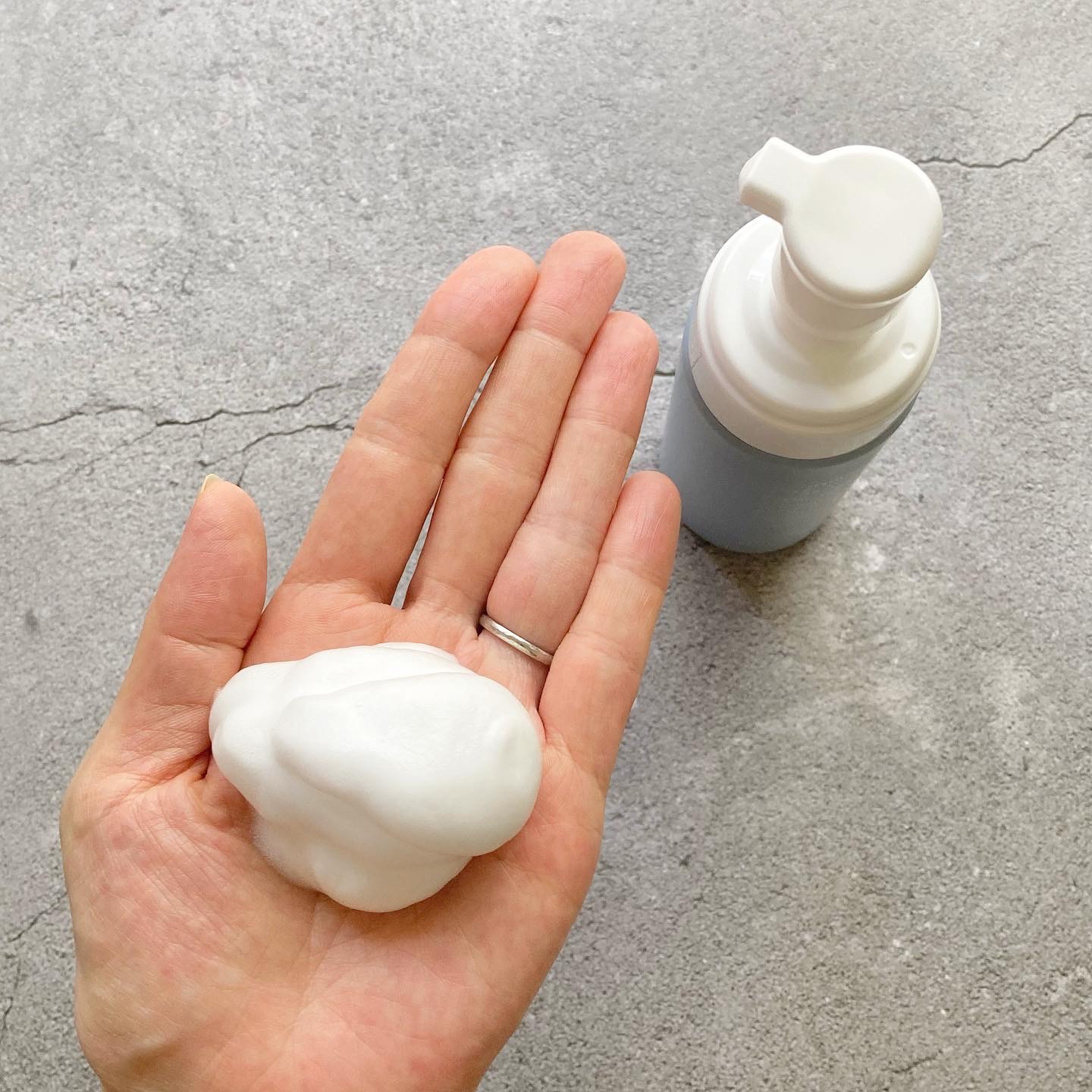 センシティブ スキン ウォッシングフォーム/OSAJI/泡洗顔を使ったクチコミ（2枚目）