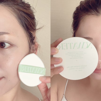 ティーツリーデイデイトーンアップサンクッション/NOWATER/日焼け止めローションを使ったクチコミ(7枚目)