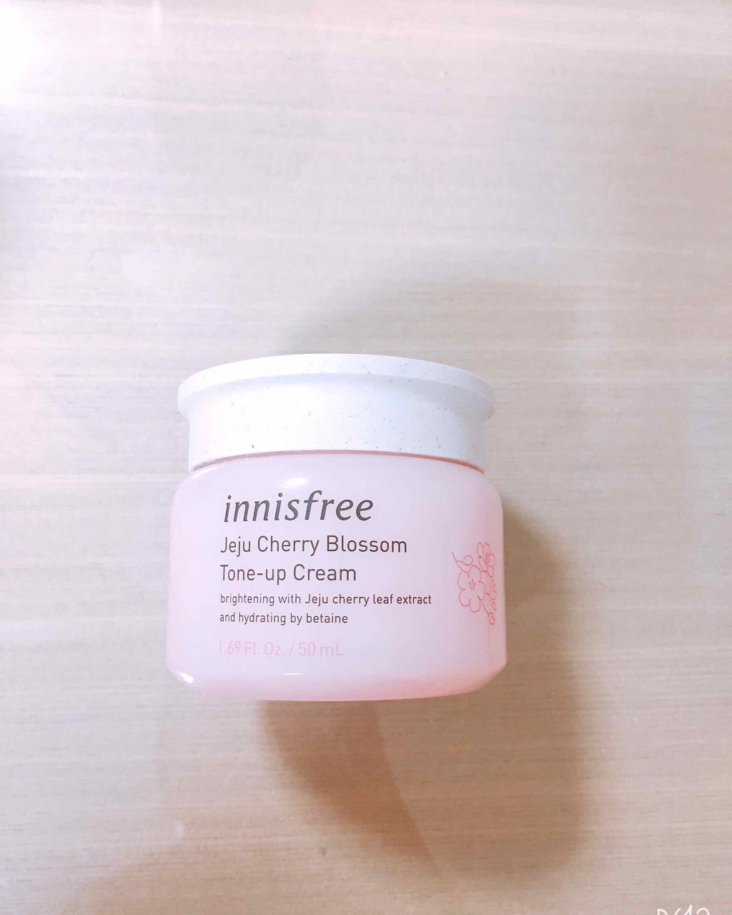 チェジュ チェリーブロッサム トーンアップクリーム/innisfree/化粧下地を使ったクチコミ(2枚目)