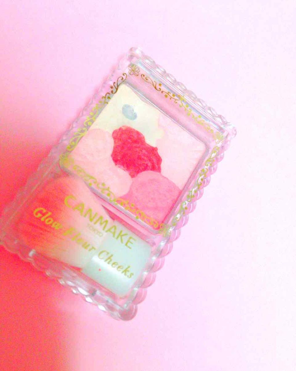 グロウフルールチークス/キャンメイク/パウダーチークを使ったクチコミ（1枚目）