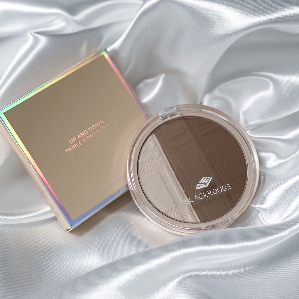 アップアンドダウントリプルコントゥアリング/BLACK ROUGE/シェーディングを使ったクチコミ（1枚目）
