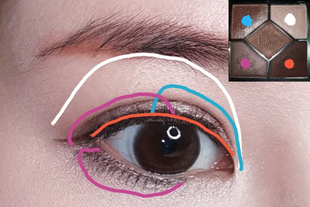 【旧】サンク クルール クチュール/Dior/アイシャドウパレットを使ったクチコミ（3枚目）