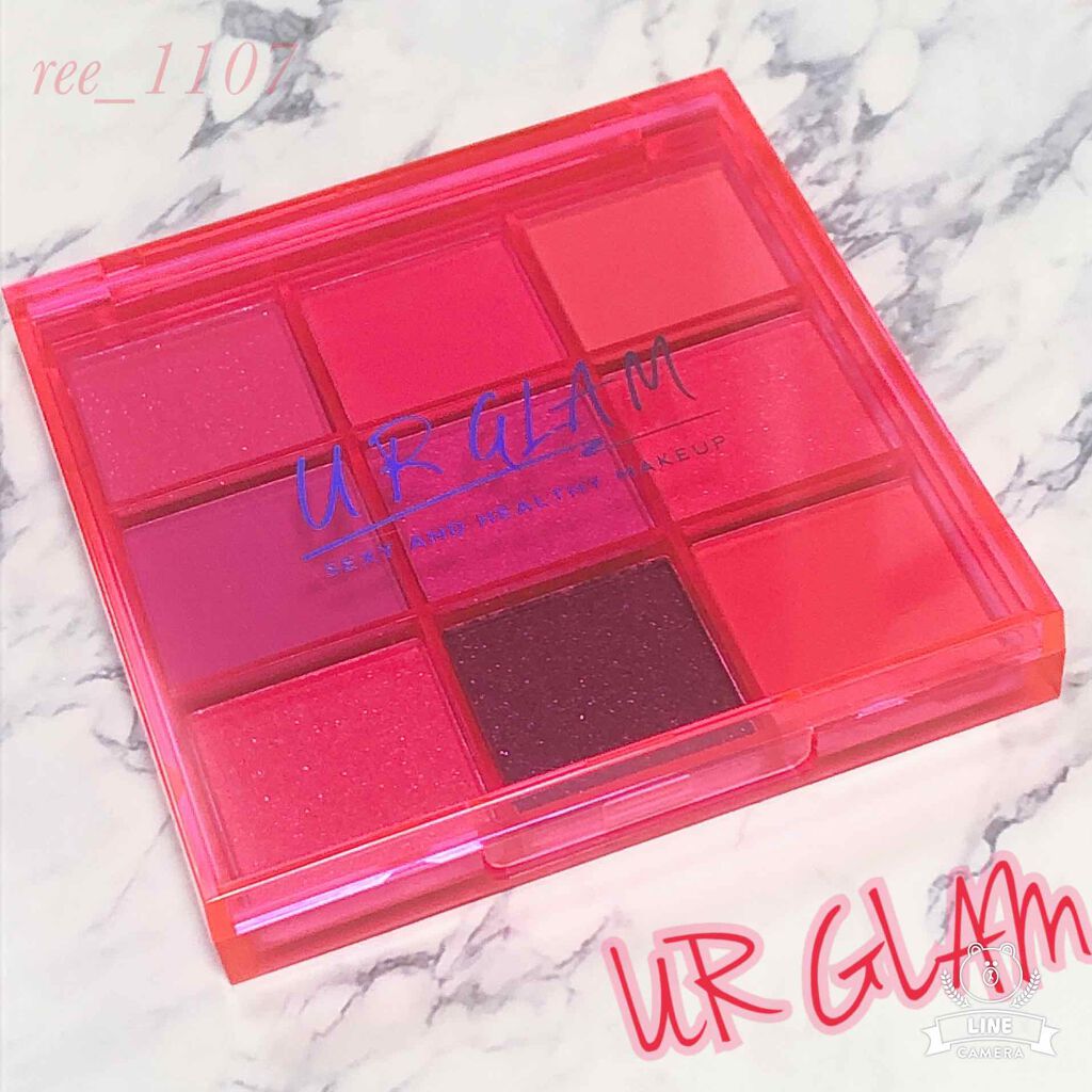 UR GLAM　BLOOMING EYE COLOR PALETTE/U R GLAM/アイシャドウパレットを使ったクチコミ（1枚目）