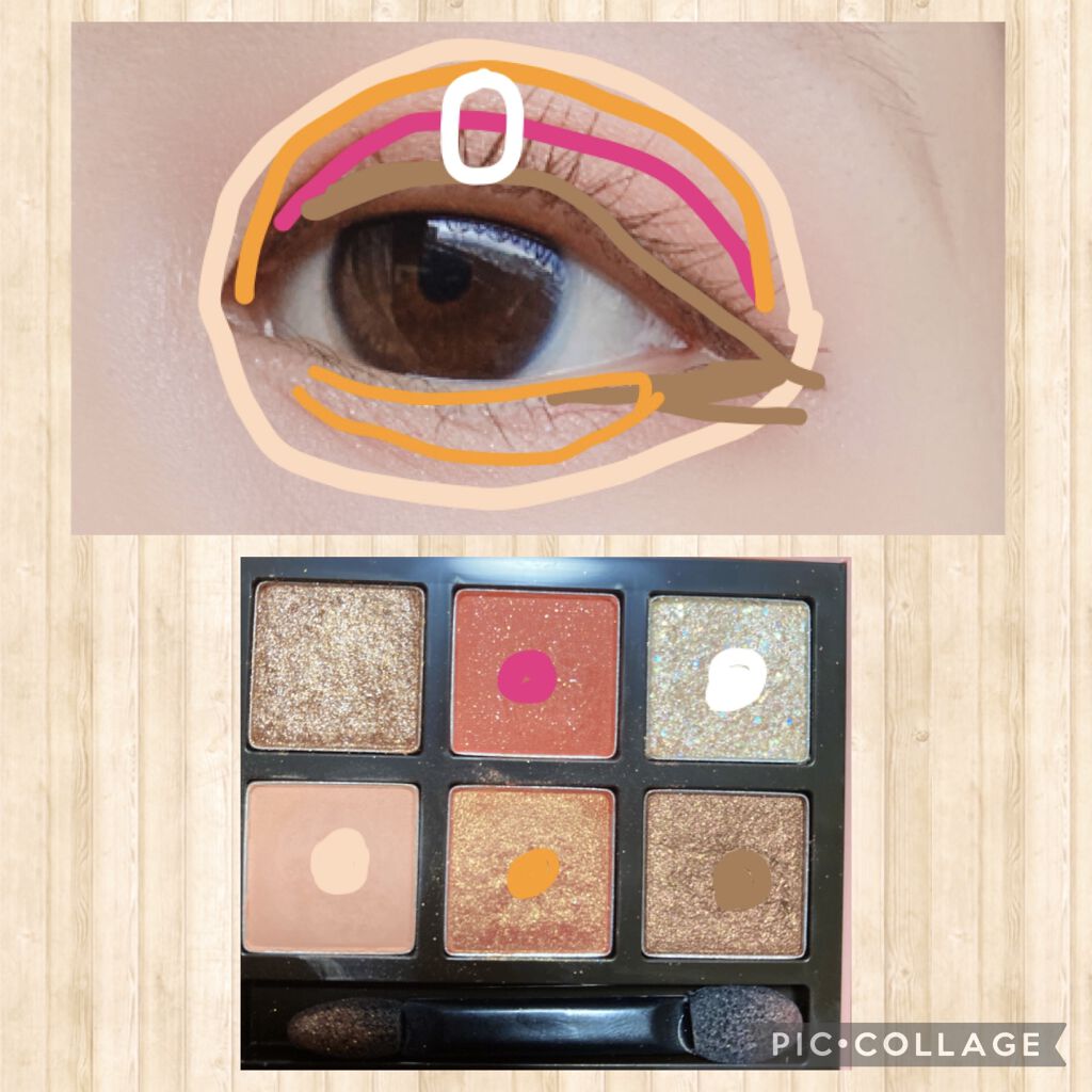 ハート プレイカラーアイズ/ETUDE/アイシャドウパレットを使ったクチコミ（2枚目）