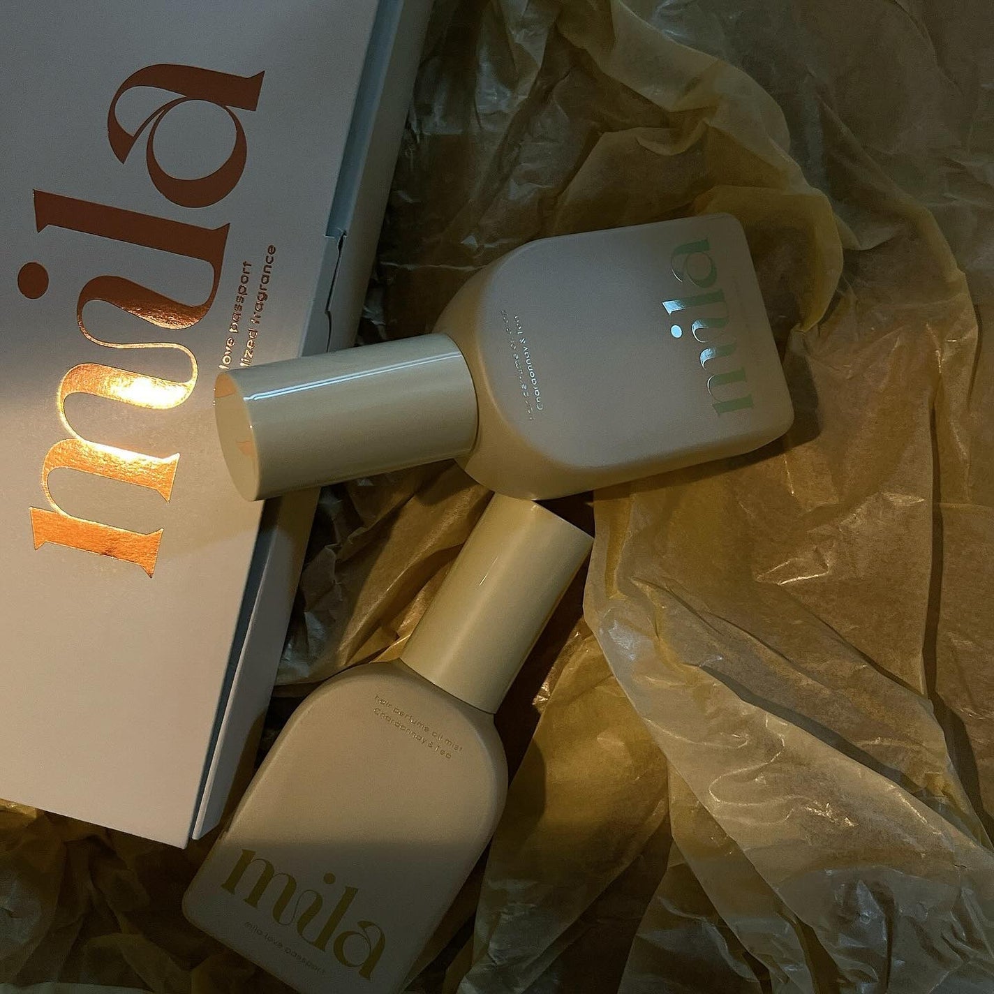 ラブ パスポート ミラ パフューム オイル ミスト シャルドネティー/ラブパスポート/ヘアオイルを使ったクチコミ(1枚目)