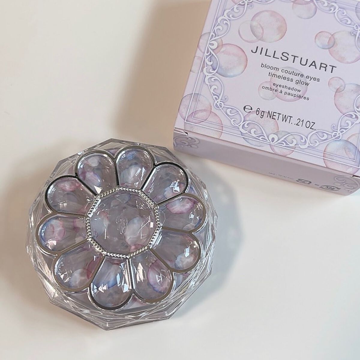 ブルームクチュール アイズ タイムレスグロウ/JILL STUART/アイシャドウパレットを使ったクチコミ（2枚目）