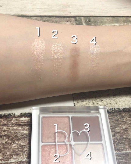THE アイパレR/b idol/アイシャドウパレットを使ったクチコミ(2枚目)