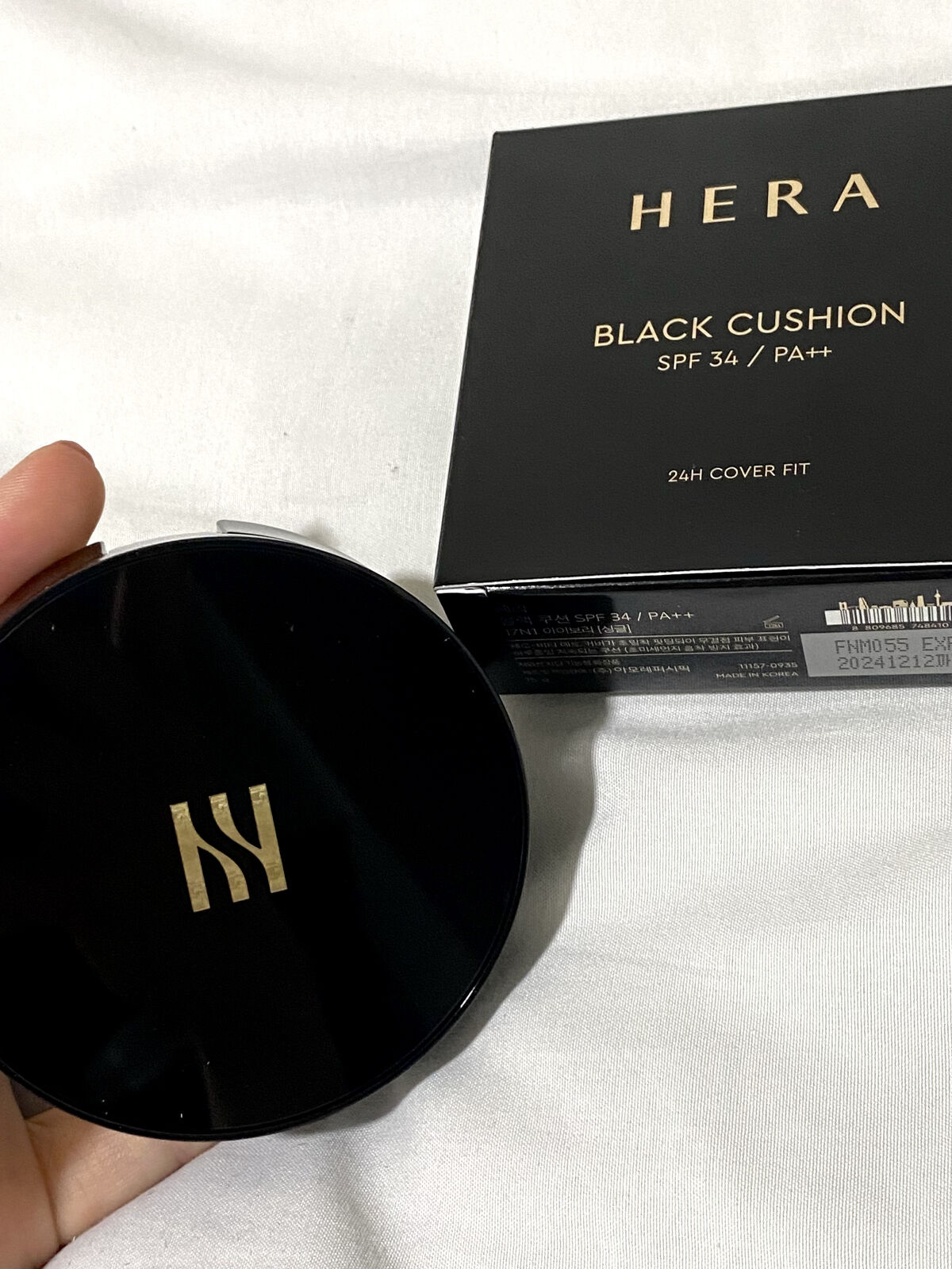 ブラック クッション/HERA/クッションファンデーションを使ったクチコミ（3枚目）