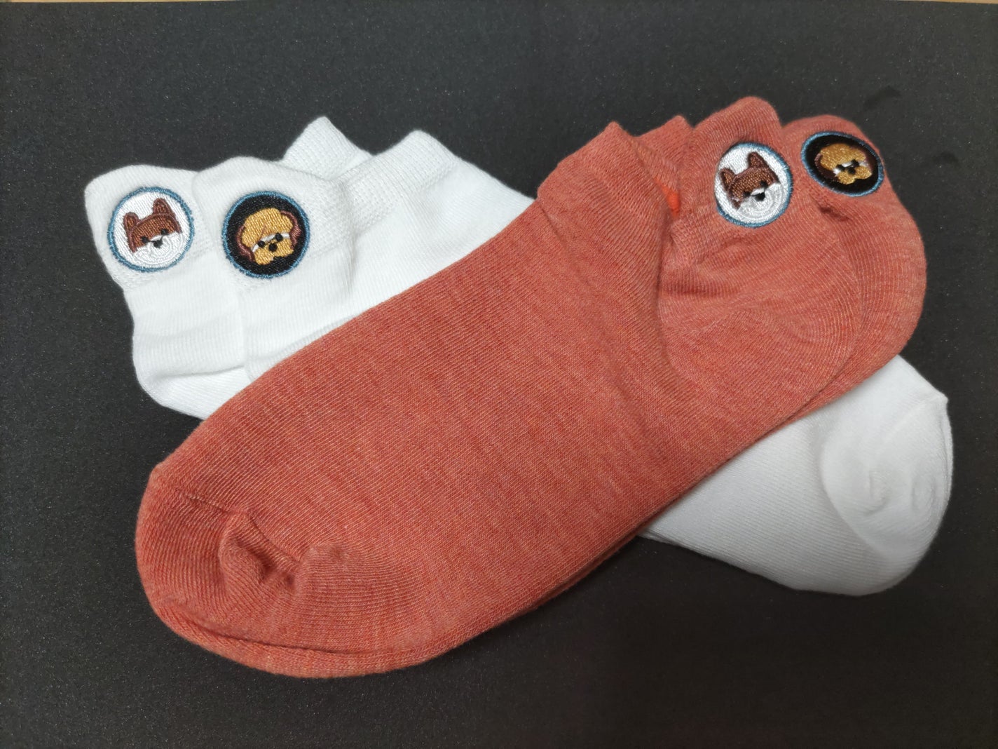 もへ on LIPS 「SHEIN 靴下 犬ワッペン 値段:697円日本の☆:4.94..」(1枚目)