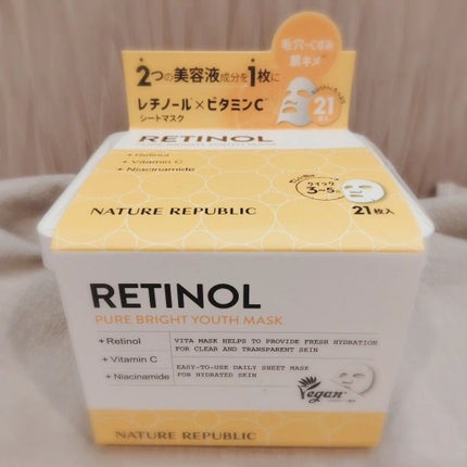キューブマスク レチノール/ネイチャーリパブリック/シートマスク・パックを使ったクチコミ(4枚目)