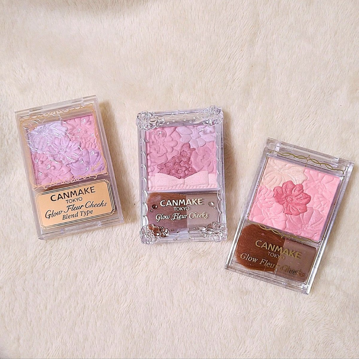 グロウフルールチークス/キャンメイク/パウダーチークを使ったクチコミ（1枚目）