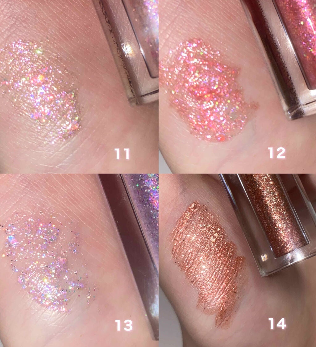 ダイヤモンドシリーズ 星空リキッドアイシャドウ/ZEESEA/リキッドアイシャドウを使ったクチコミ(2枚目)