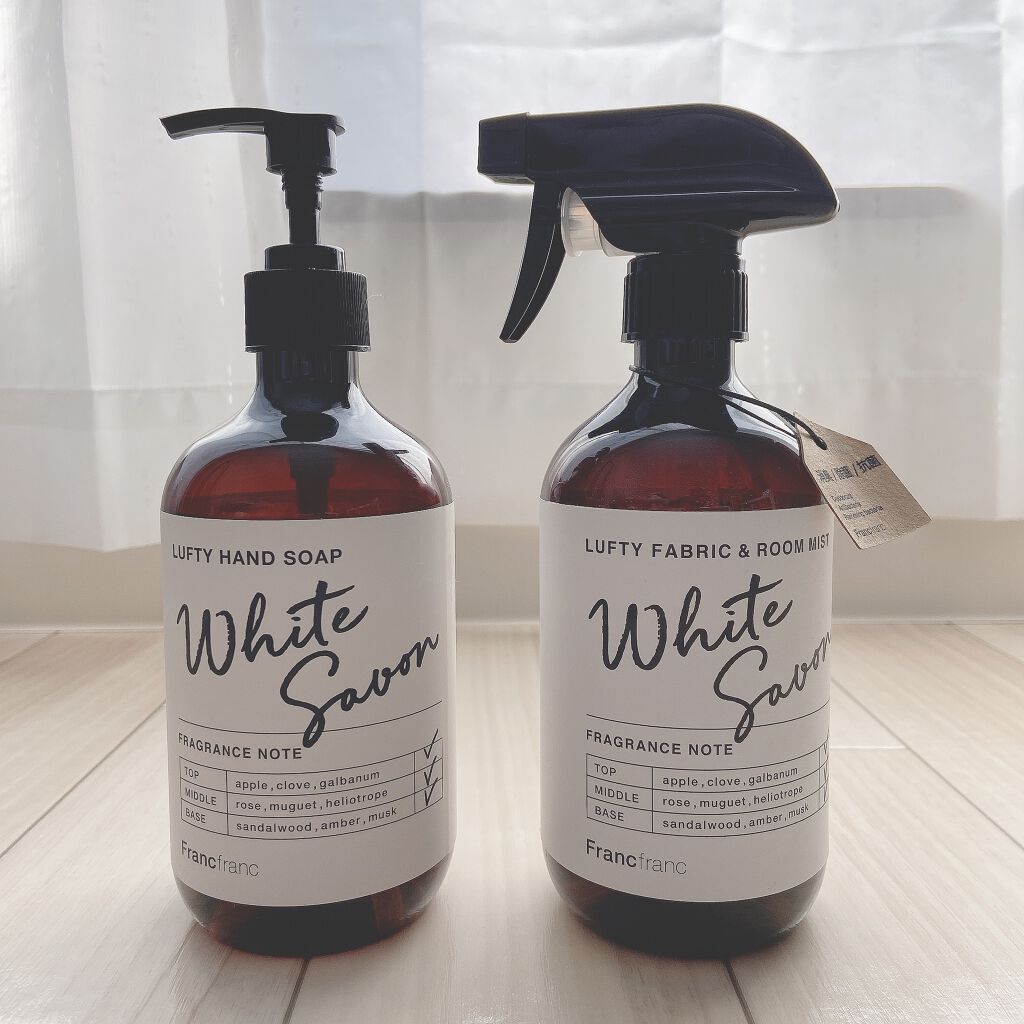 ルフティー ファブリック&ルームミスト ホワイトムスク ホワイト/フランフラン/ファブリックミストを使ったクチコミ（1枚目）