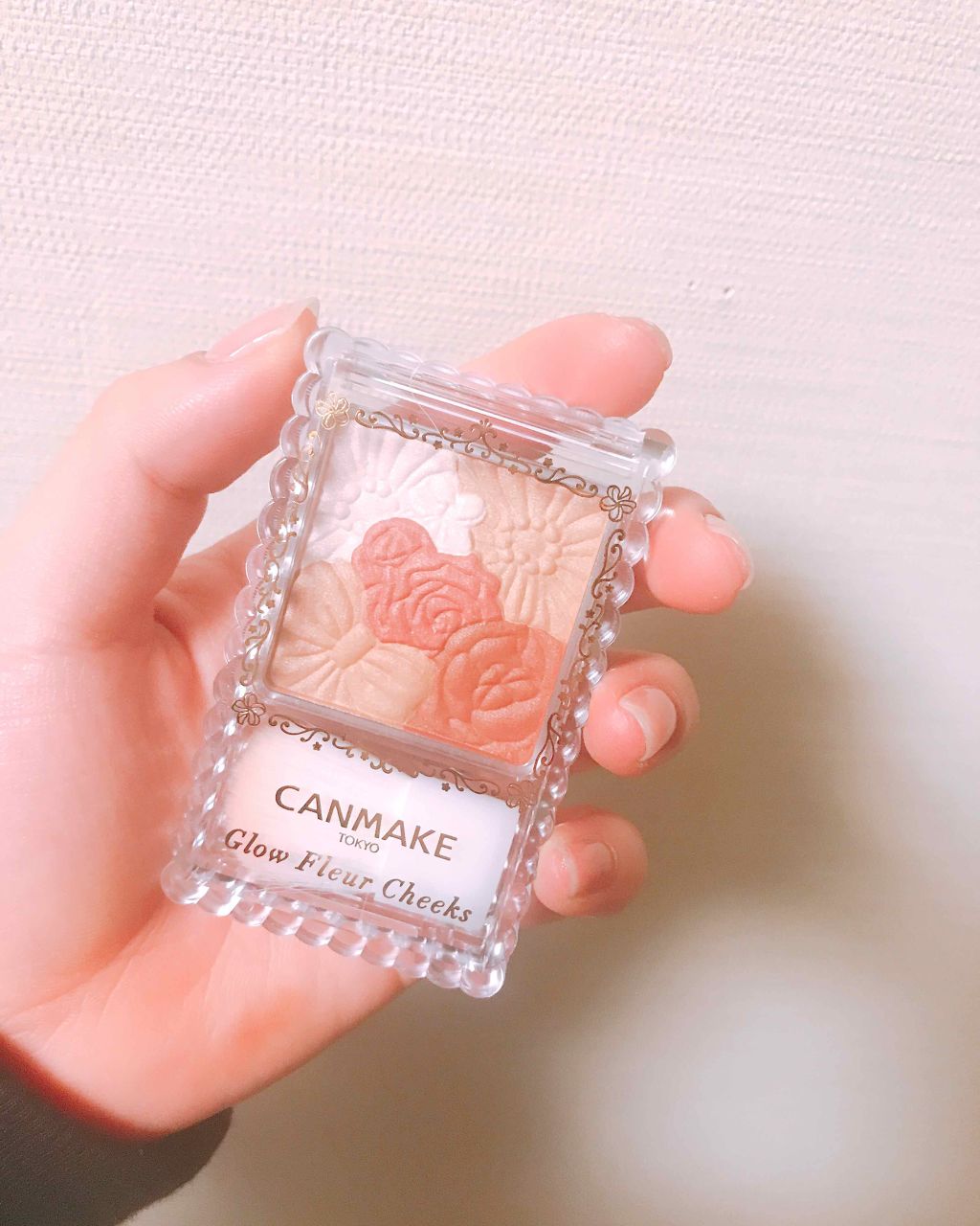 グロウフルールチークス/キャンメイク/パウダーチークを使ったクチコミ（1枚目）