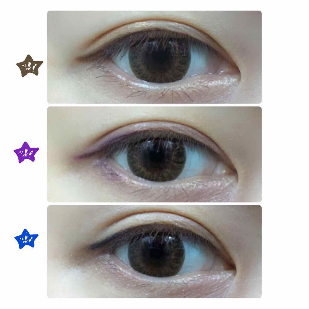 ヴィセ アヴァン リップ&アイカラー ペンシル 006 PSYCHEDELIC/Visée/ペンシルアイライナーを使ったクチコミ（3枚目）