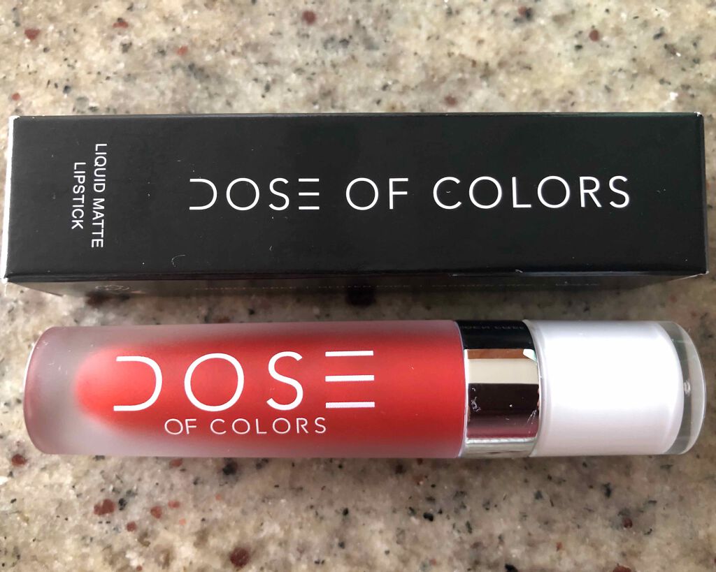 Liquid Matte Lipstick/DOSE OF COLORS/口紅を使ったクチコミ（1枚目）