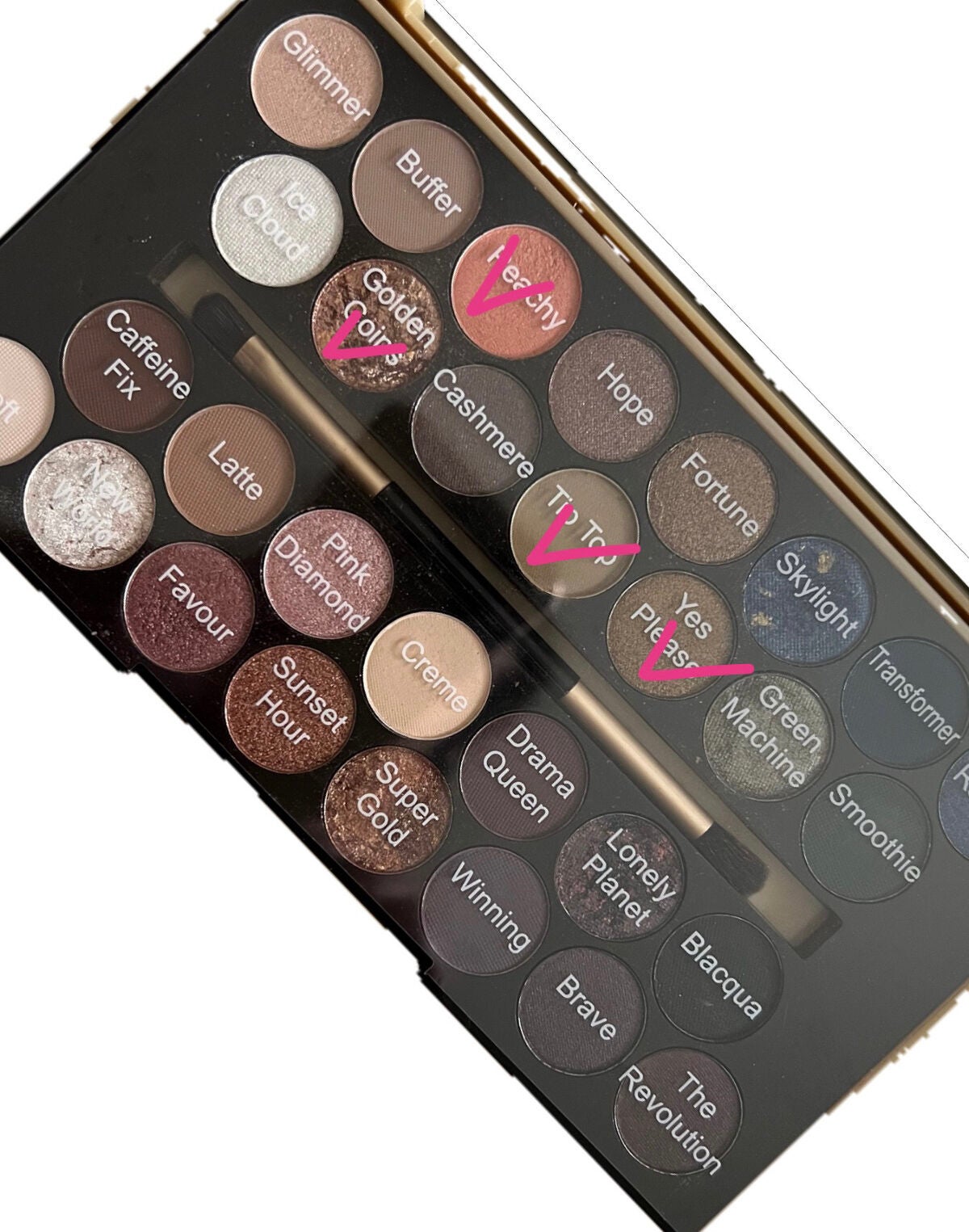 30アイシャドウパレット フォーチュンフェイバーズ ザブレイブ/MAKEUP REVOLUTION/アイシャドウパレットを使ったクチコミ(3枚目)