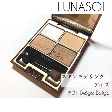 スキンモデリングアイズ/LUNASOL/パウダーアイシャドウを使ったクチコミ（1枚目）