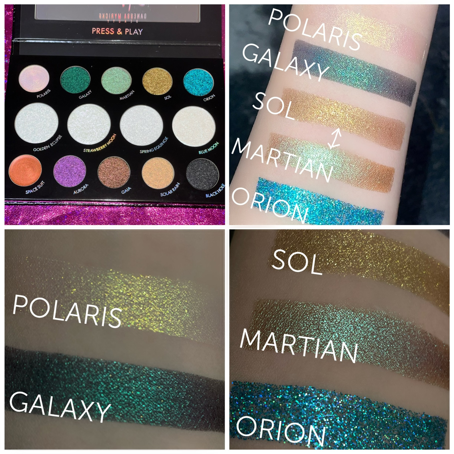 Lightwork volume Ⅲ infinite light palette/DANESSA MYRICKS BEAUTY/アイシャドウパレットを使ったクチコミ（2枚目）