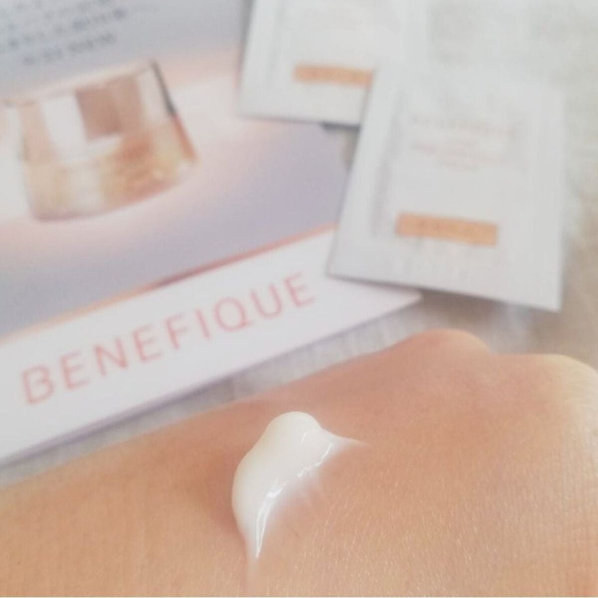 リュクス リブルームナイトクリーム/BENEFIQUE/フェイスクリームを使ったクチコミ(3枚目)