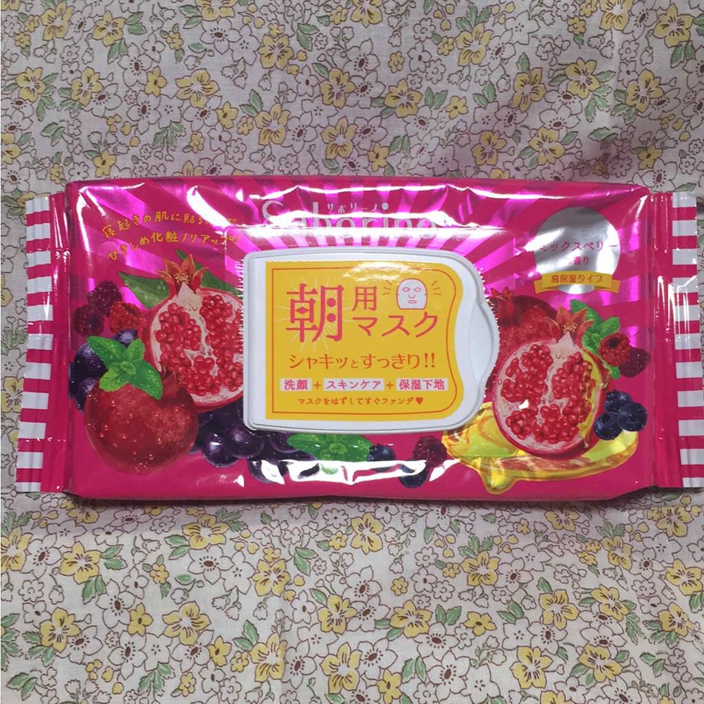 目ざまシート 完熟果実の高保湿タイプ/サボリーノ/シートマスク・パックを使ったクチコミ(1枚目)