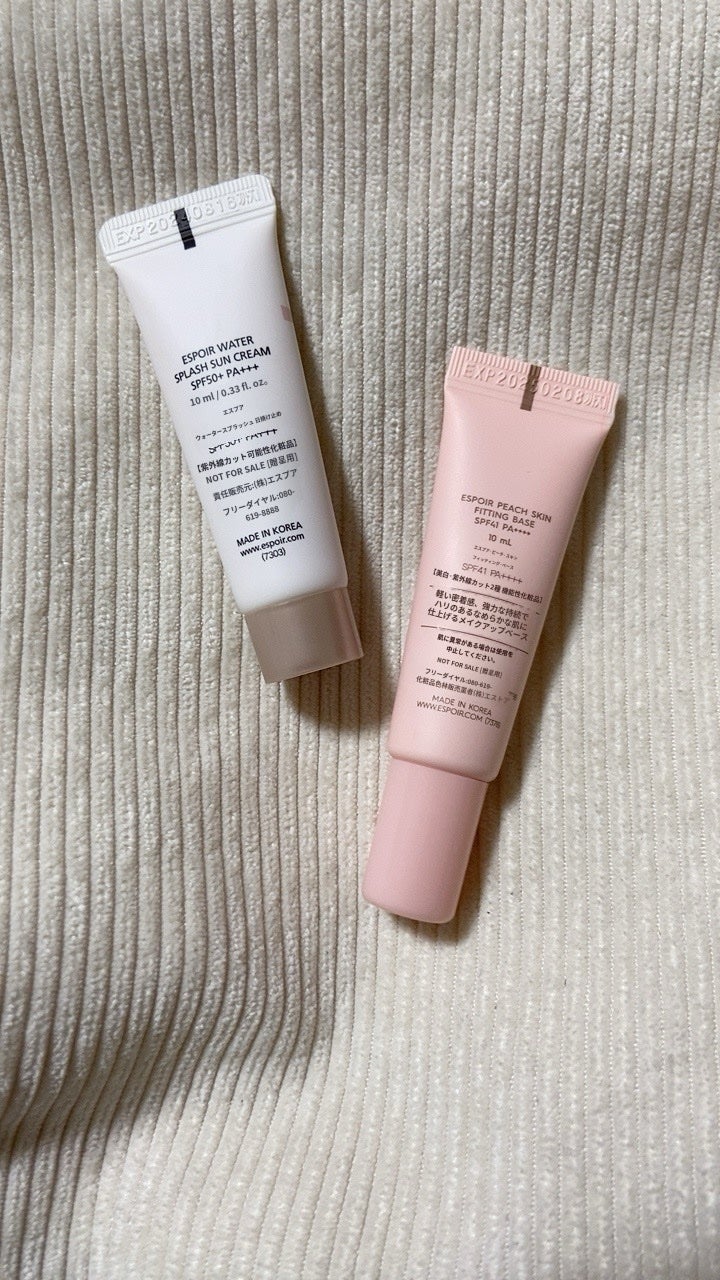 ウォータースプラッシュサンクリーム セラミド/espoir/日焼け止めクリームを使ったクチコミ(2枚目)