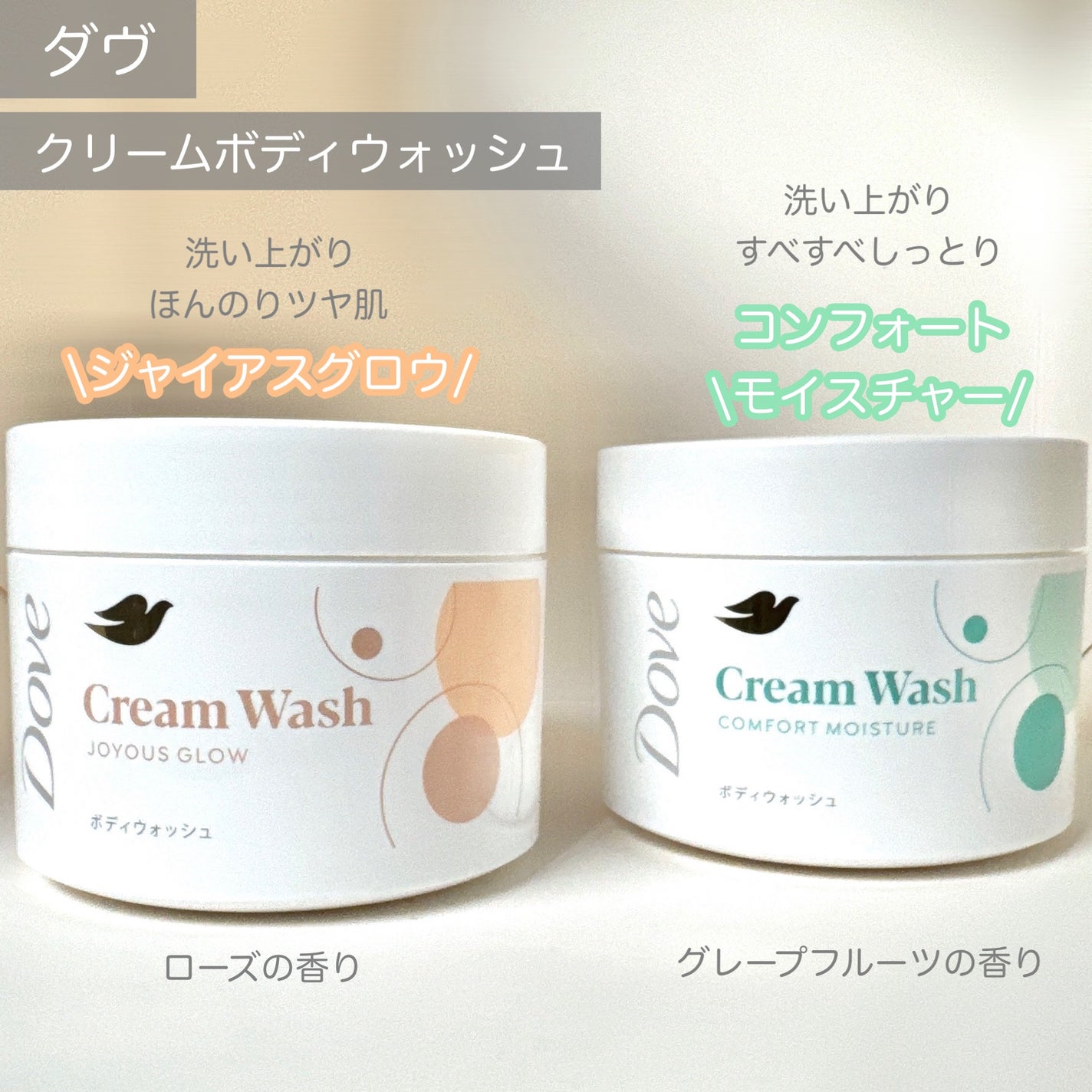 ダヴ クリームボディウォッシュ コンフォートモイスチャー/ダヴ/ボディソープを使ったクチコミ(2枚目)