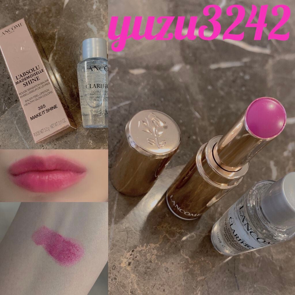 ラプソリュ マドモワゼルシャイン/LANCOME/口紅を使ったクチコミ(1枚目)