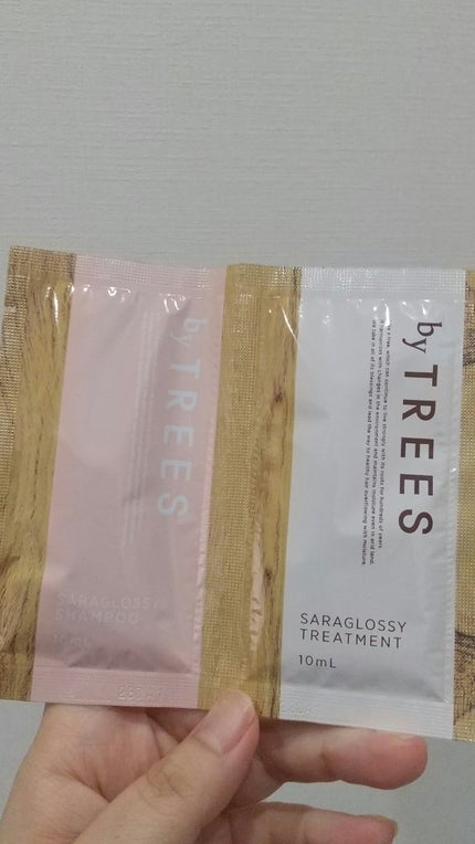 さらグロッシーシャンプー/トリートメント/byTREES/市販シャンプーを使ったクチコミ(1枚目)