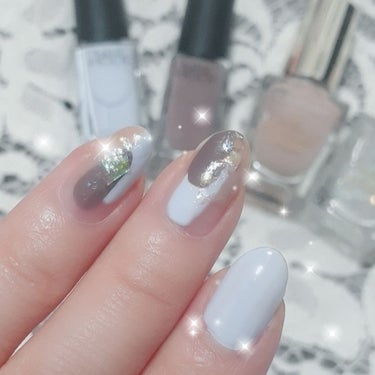 ネイルホリック Milky color PU115/ネイルホリック/マニキュアを使ったクチコミ（2枚目）