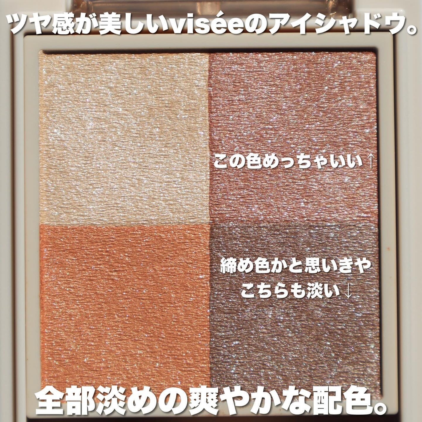 ニュアンス デューイ クリエイター/Visée/アイシャドウパレットを使ったクチコミ(2枚目)