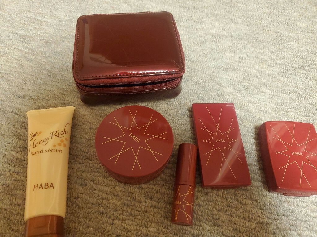 スイートクリスマスコレクション/HABA/メイクアップキットを使ったクチコミ(2枚目)