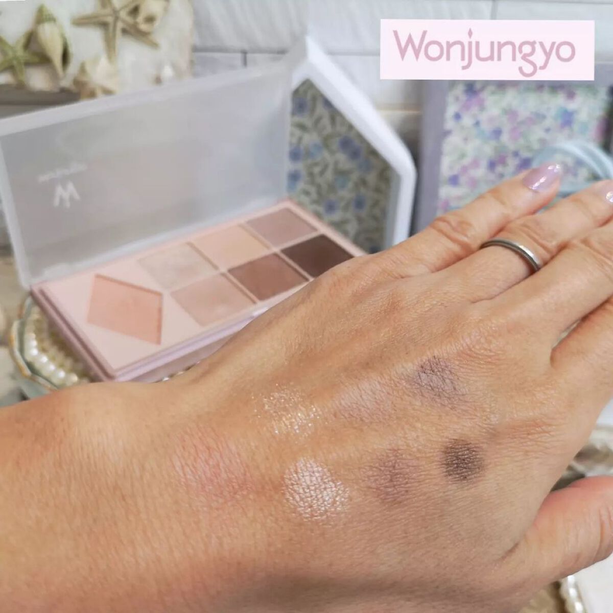 ウォンジョンヨ W デイリームードアップパレット /Wonjungyo/アイシャドウパレットを使ったクチコミ(4枚目)