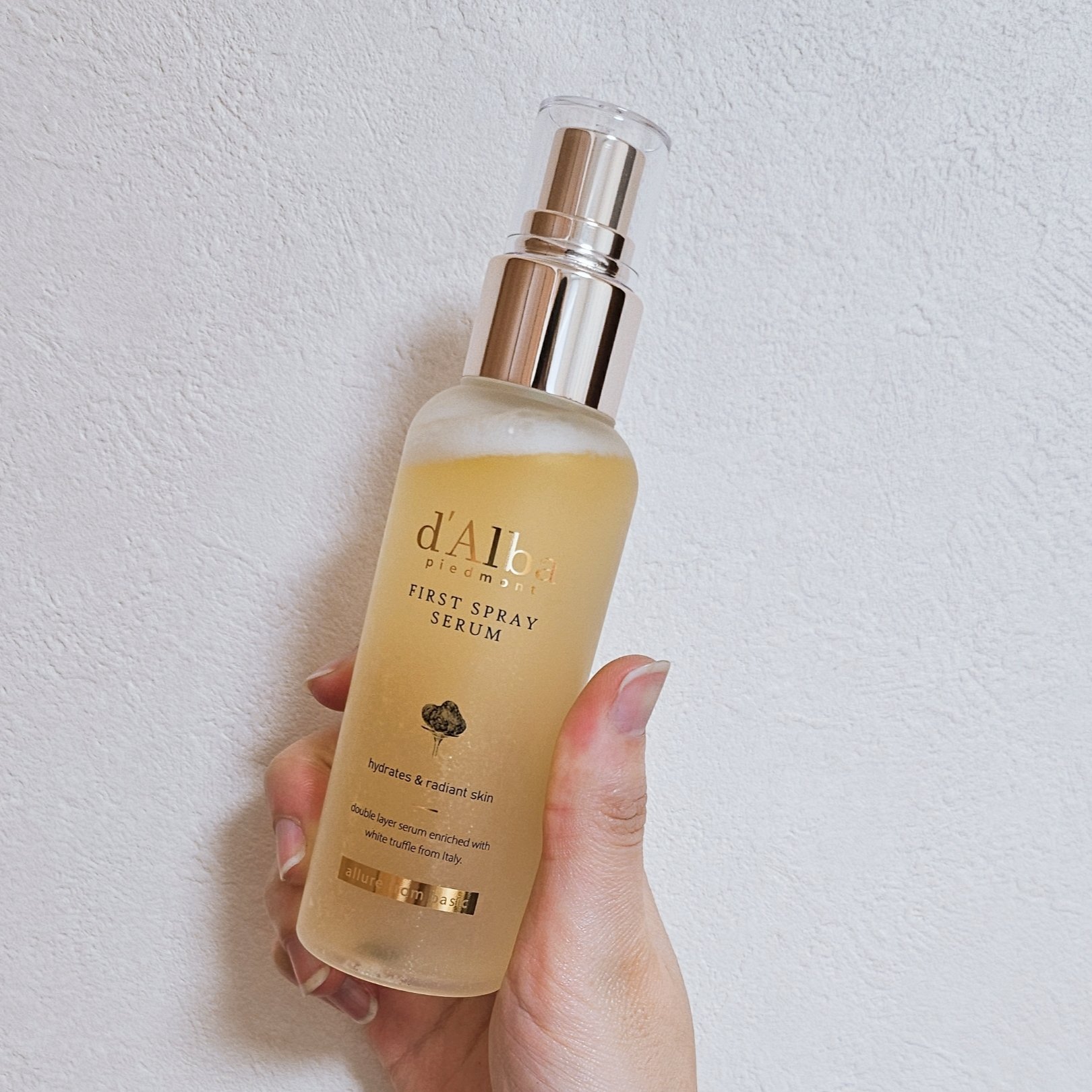 ダルバ ホワイトトリュフファーストスプレーセラム/ダルバ/ミスト状化粧水を使ったクチコミ（2枚目）