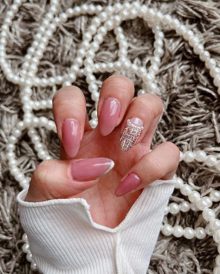 riii-.-noo on LIPS 「💅✨この季節になるとやりたくなるデザイン💅✨ツイードネイル✨#..」(1枚目)