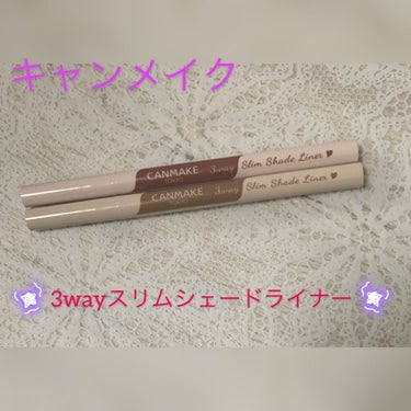 3wayスリムシェードライナー/キャンメイク/リキッドアイライナーを使ったクチコミ（1枚目）