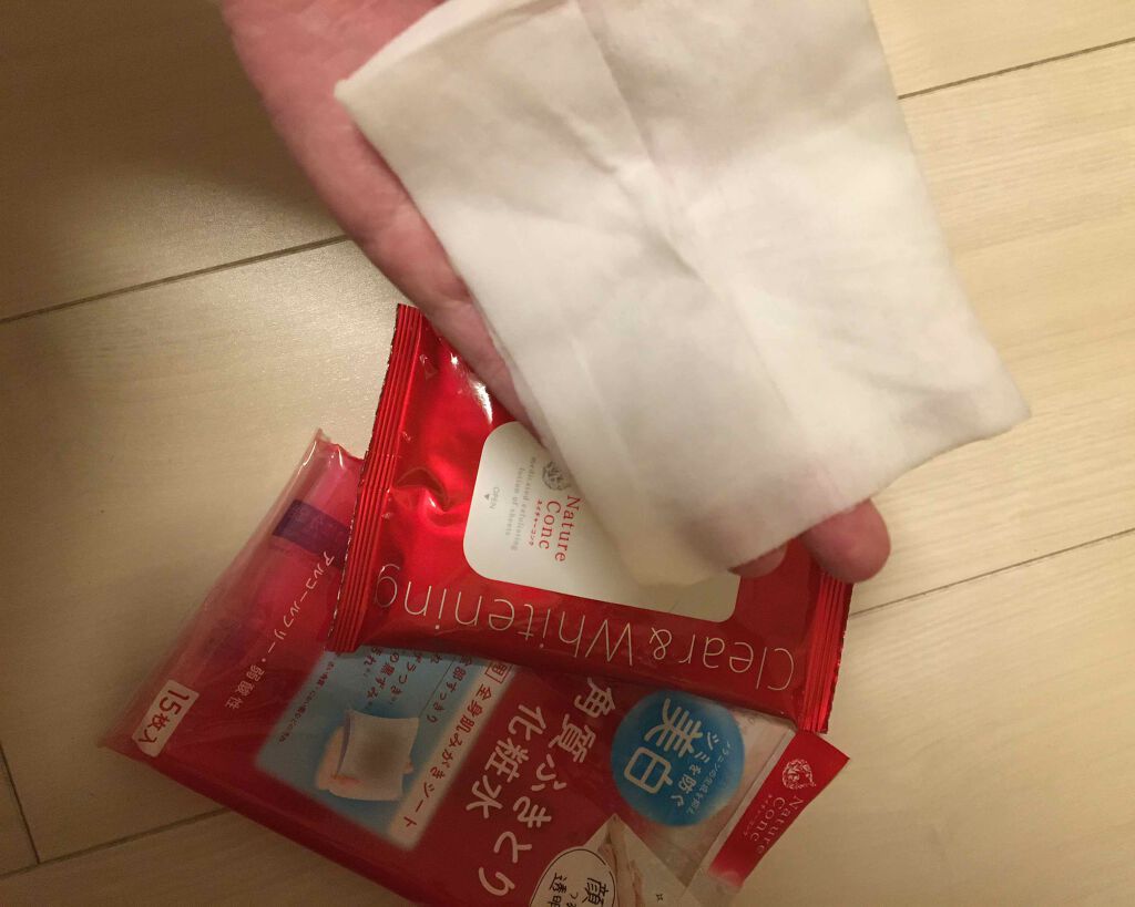 ネイチャーコンク 薬用 ふきとり化粧水シート/ネイチャーコンク/トナーパッドを使ったクチコミ(3枚目)