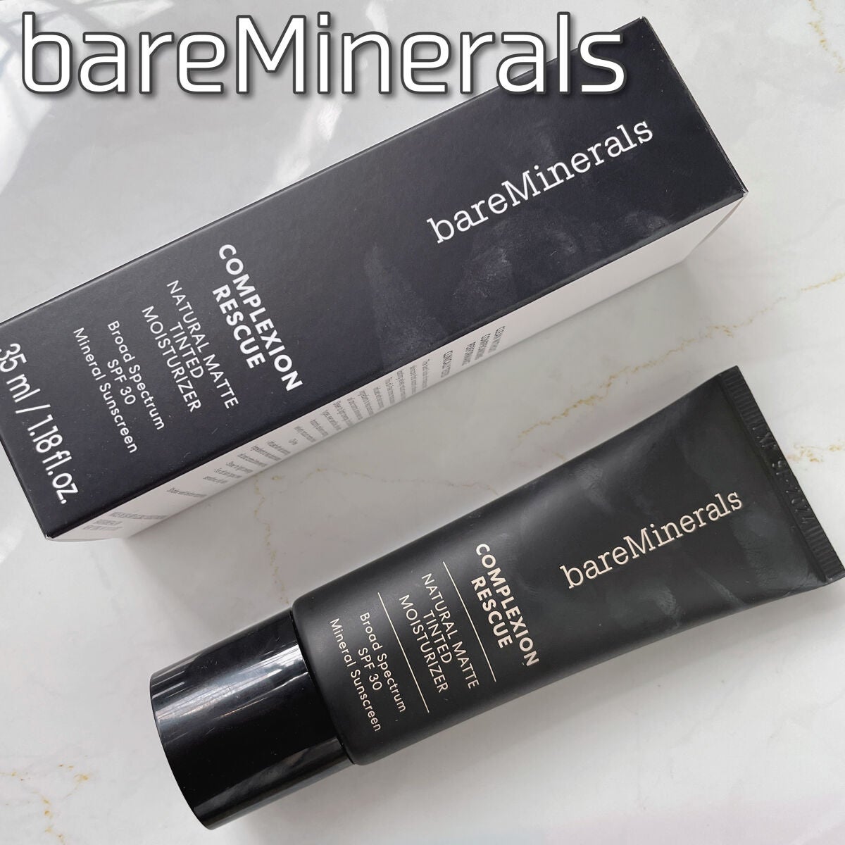 CR ナチュラル マット モイスチャライザー/bareMinerals/クリーム・エマルジョンファンデーションを使ったクチコミ(1枚目)