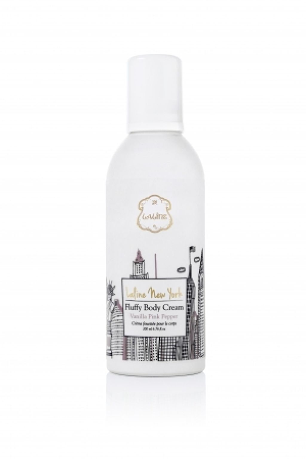 Laline NY限定 フラッフィー ボディクリーム バニラピンクペッパー