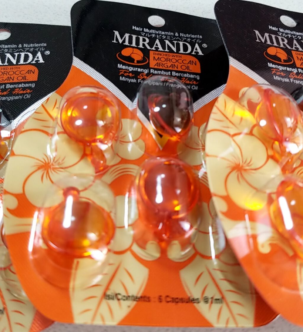 ヘアビタミン バリスタイルヘアオイル/MIRANDA/ヘアオイルを使ったクチコミ（2枚目）