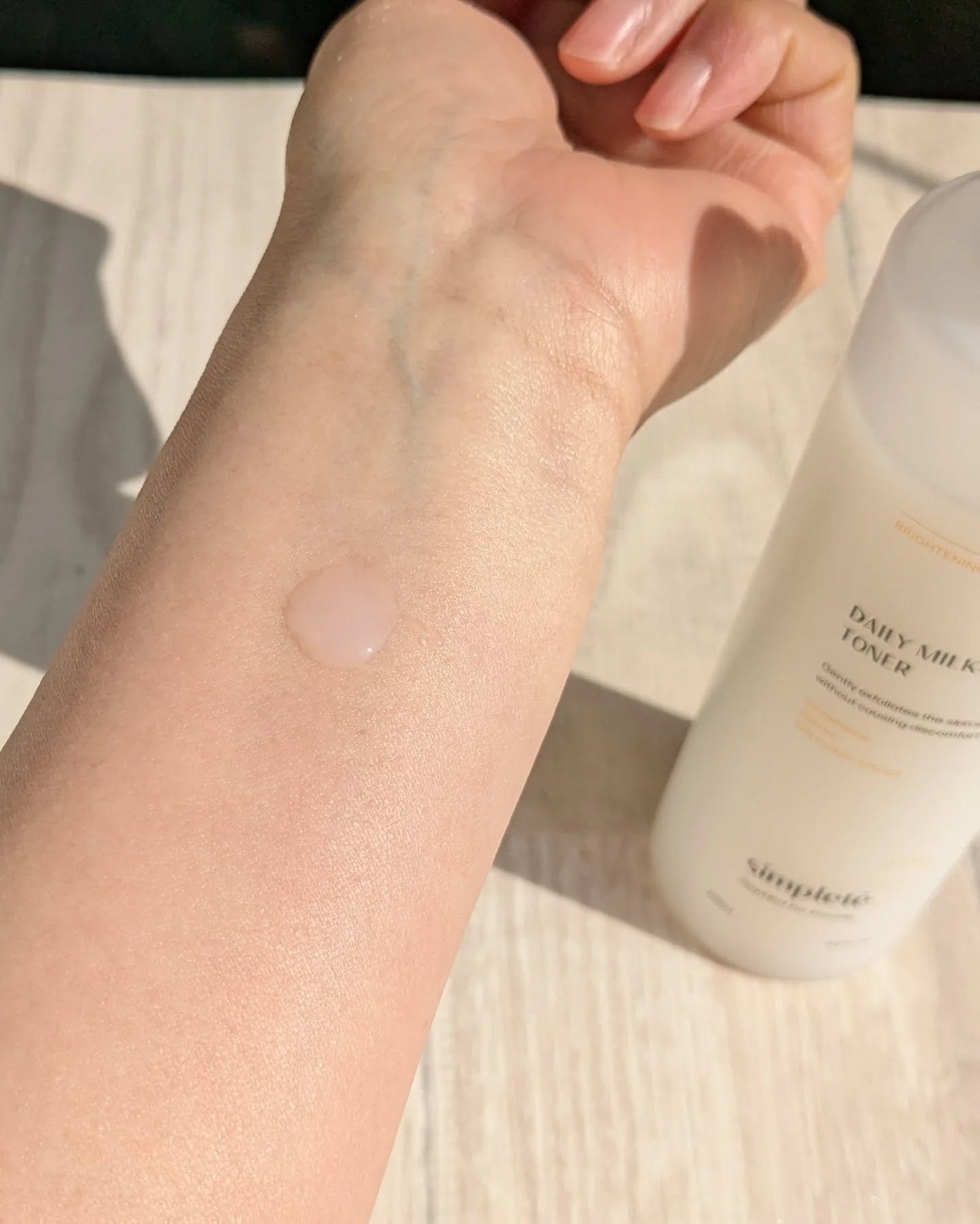 ミルクピールトナー/Simplete/拭き取り化粧水を使ったクチコミ(2枚目)