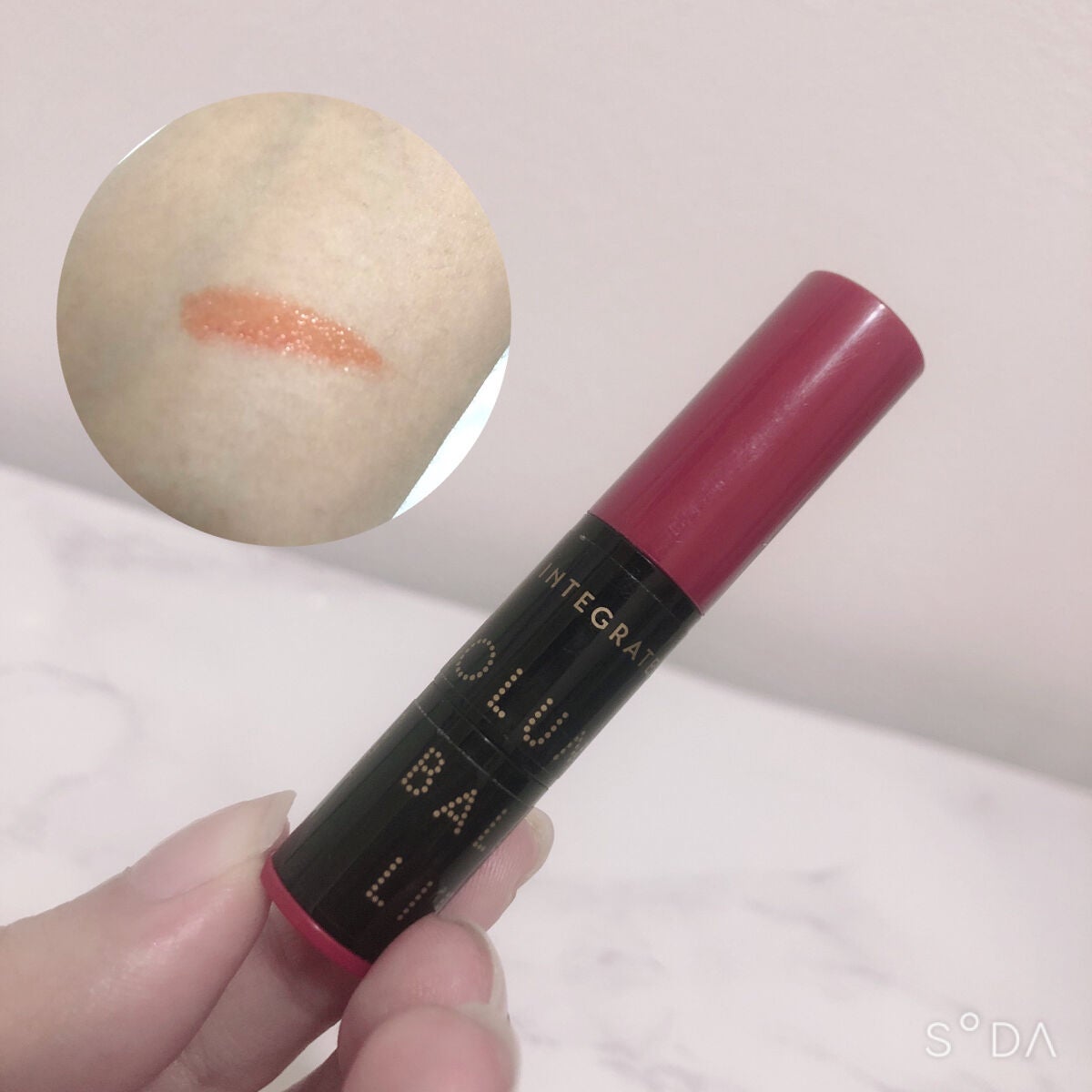 ボリュームバームリップ N/インテグレート/口紅を使ったクチコミ(1枚目)