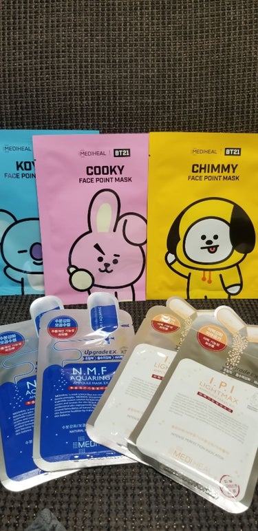 BT21 l MEDIHEAL KOYA ポイントパッチ/MEDIHEAL/シートマスク・パックを使ったクチコミ（1枚目）