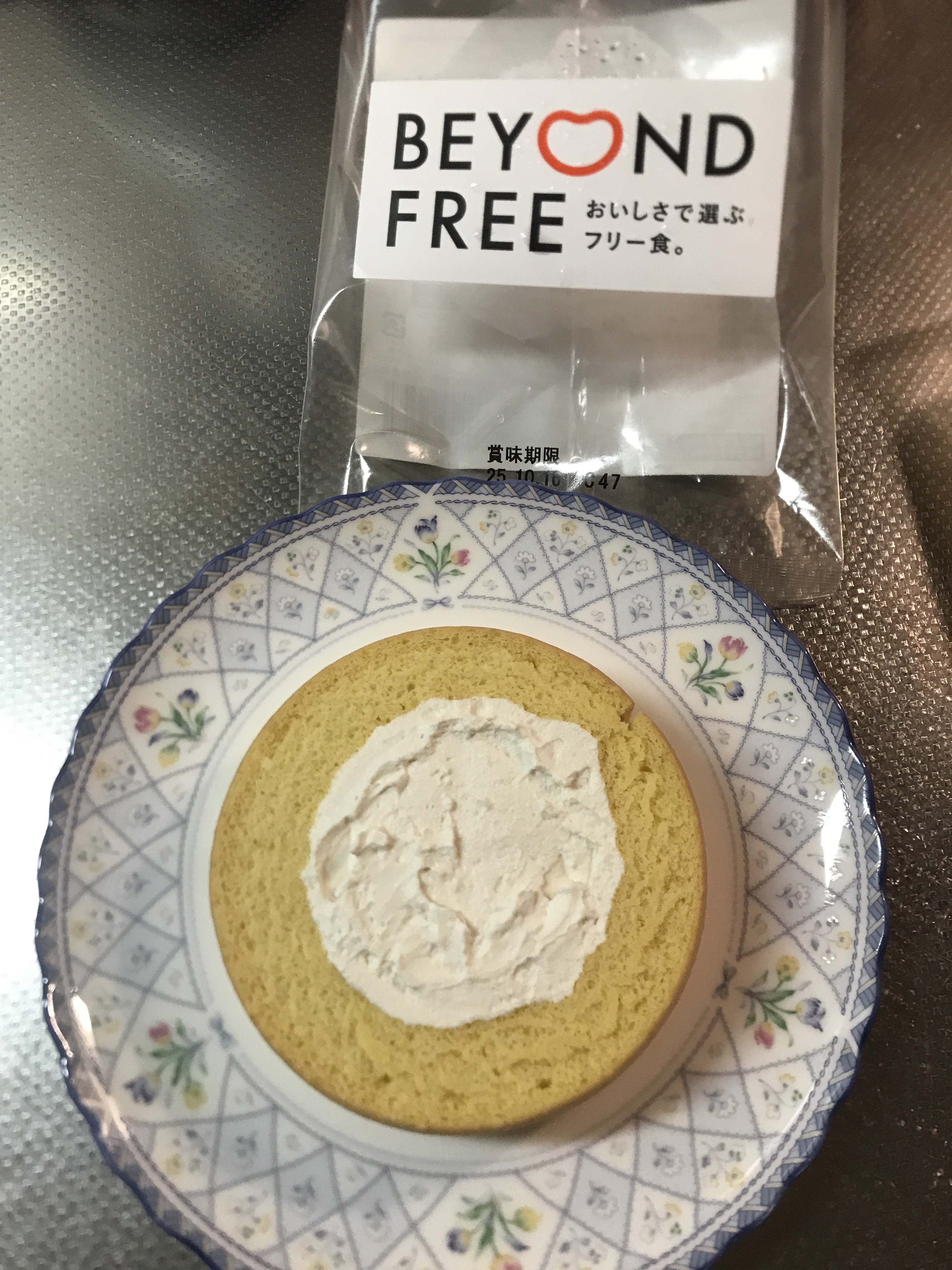 ふんわりロールケーキ豆乳クリーム仕立て　プレーン/BEYOND FREE/その他を使ったクチコミ（1枚目）