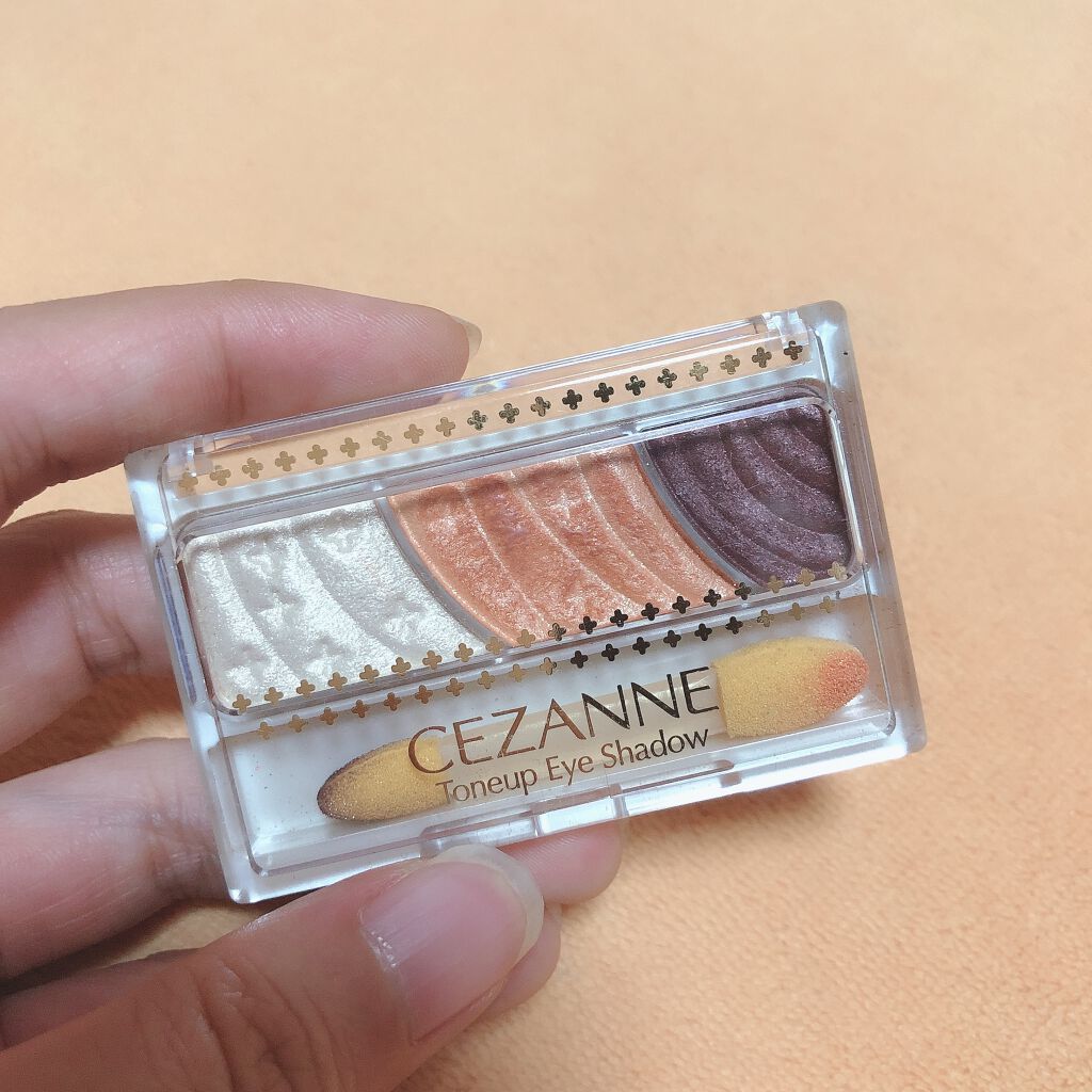 トーンアップアイシャドウ/CEZANNE/アイシャドウパレットを使ったクチコミ(4枚目)